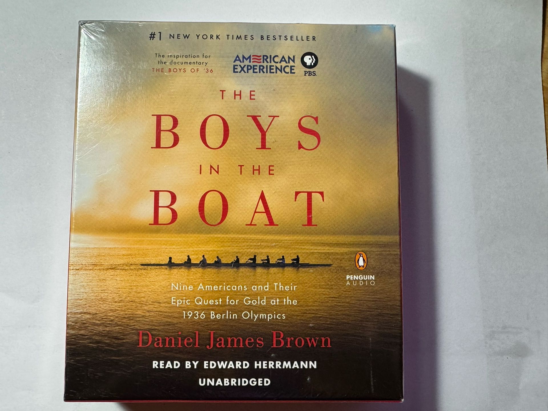 BOYS IN THE BOAT by Daniel James Brown Audio 12 CD **NEW SEALED **
