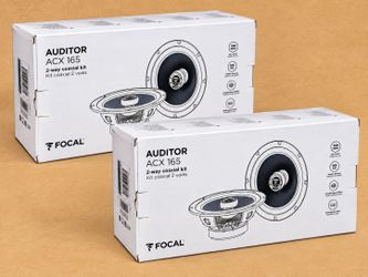 Focal Auditor EVO Car Speakers 2-Sets 6 1/2" 2-Way Coaxial Speaker System 240 Watts ACX 165 Package 🚨 Payment Options Available 🚨