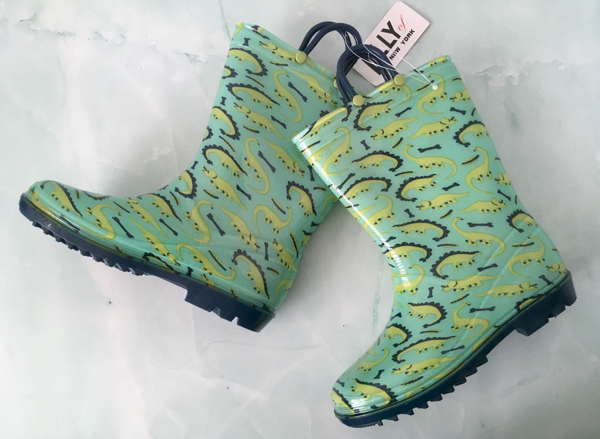 Green Rain Boots , Size 2