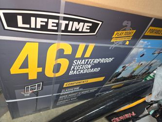 Brand new basketball hoop