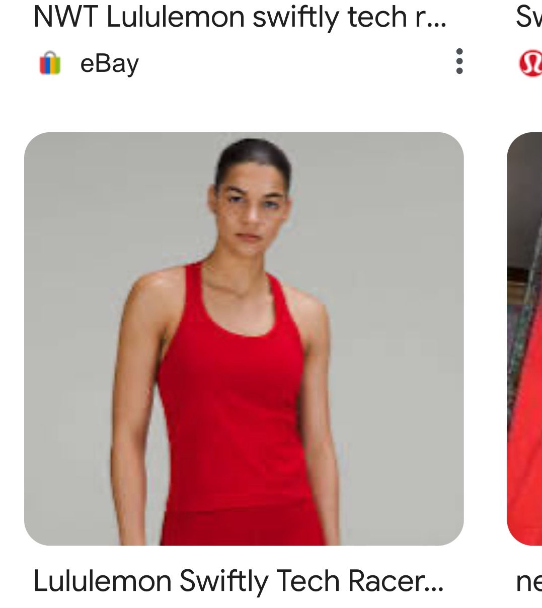 LULULEMON SWIFTLY TECH TANK TOP SIZE 4