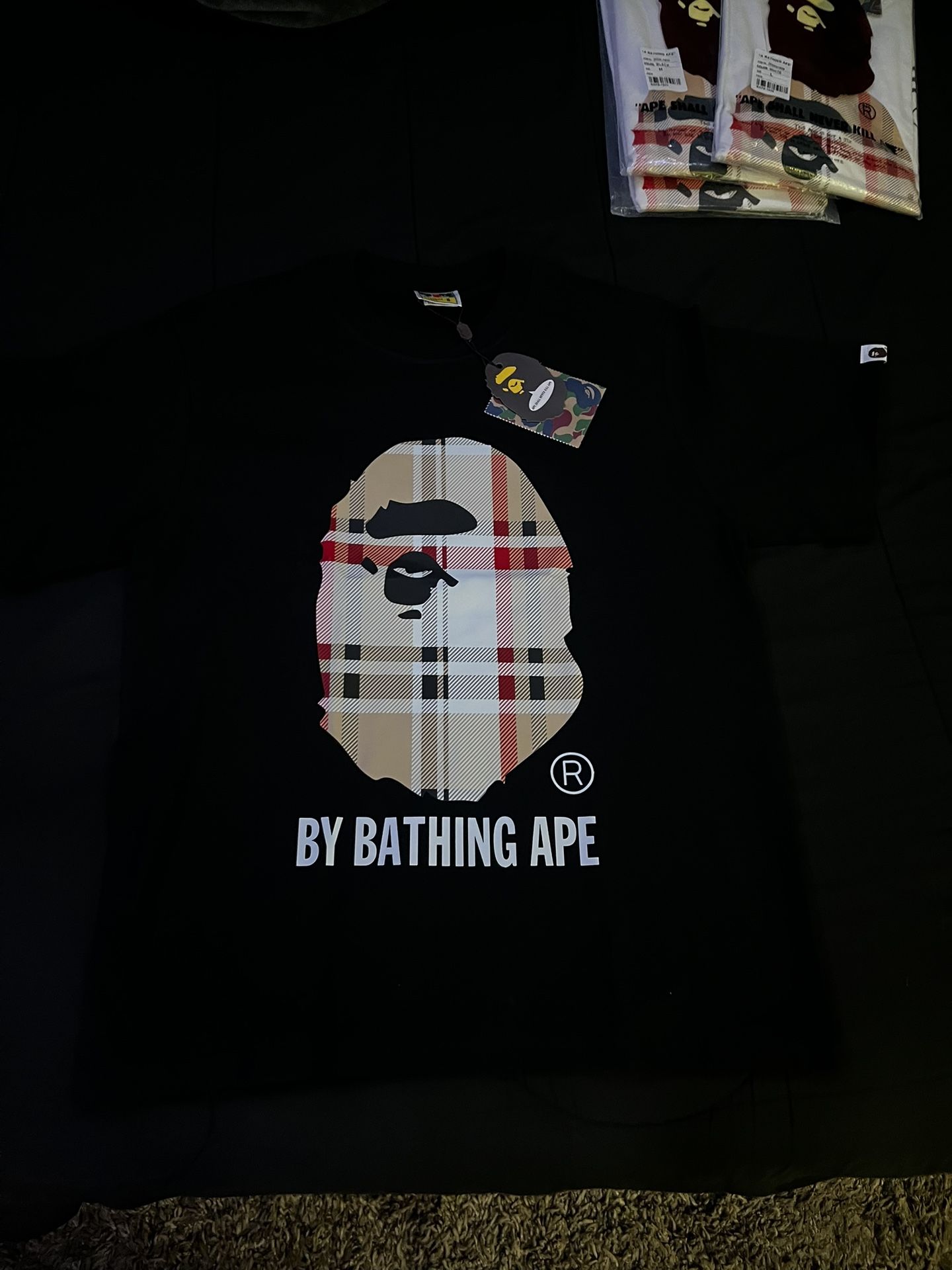 Bape X Burberry Tee