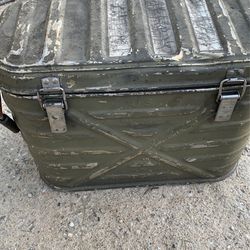 A&S Tribal Ind Aluminum Military Ice Chest 