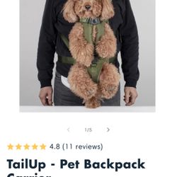 Tail up Pet Carrier Specially Designed For Front Carrying