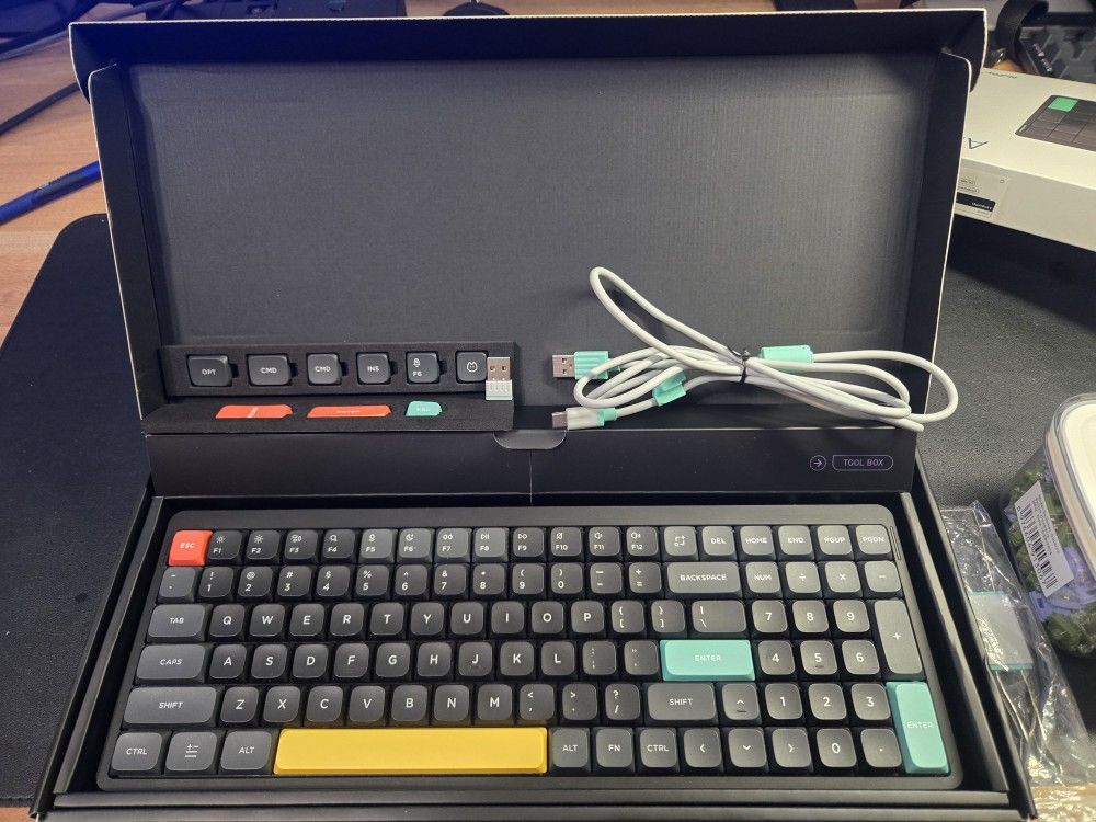NuPhy Air96 V2
QMK/VIA Wireless Mechanical Keyboard (Black) + Extra Switches