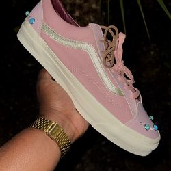 Gemstone Vans sneakers  Mauve Pink 11.5 Ds $260