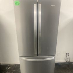 Whirlpool 19.5 Cu Stainless Refrigerator 🥶🥶🥶🥶