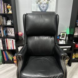  Black Leather Executive Desk Chair