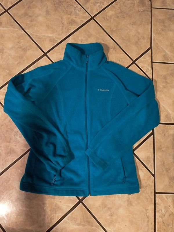 Columbia Women's Fleece Jacket Teal Size M