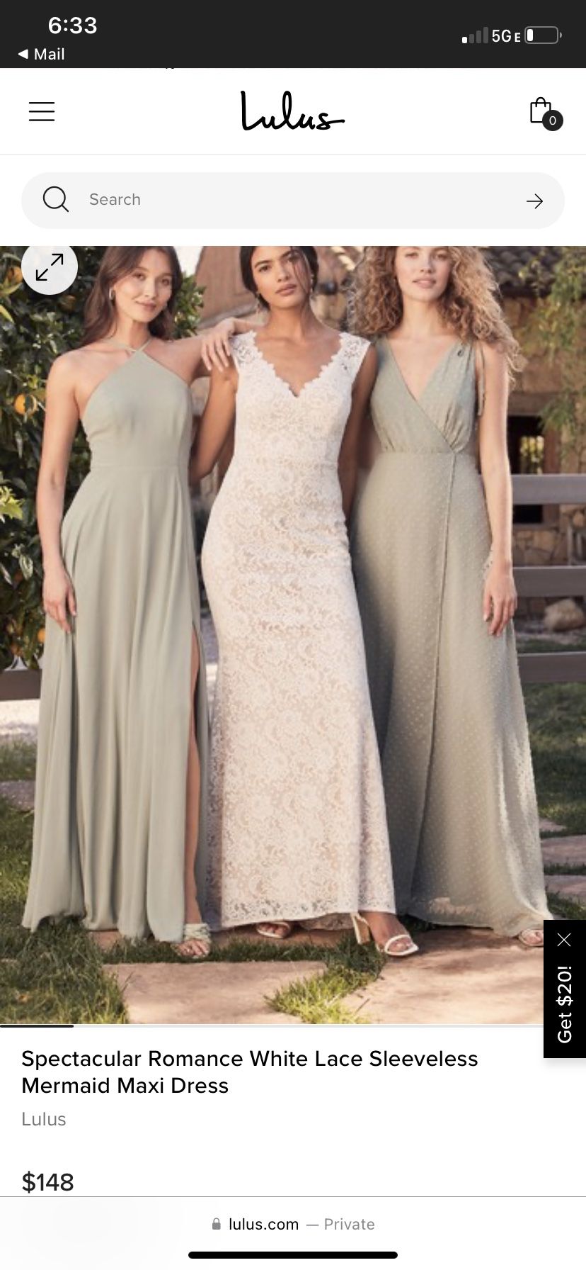 Lace Wedding Dress Xs