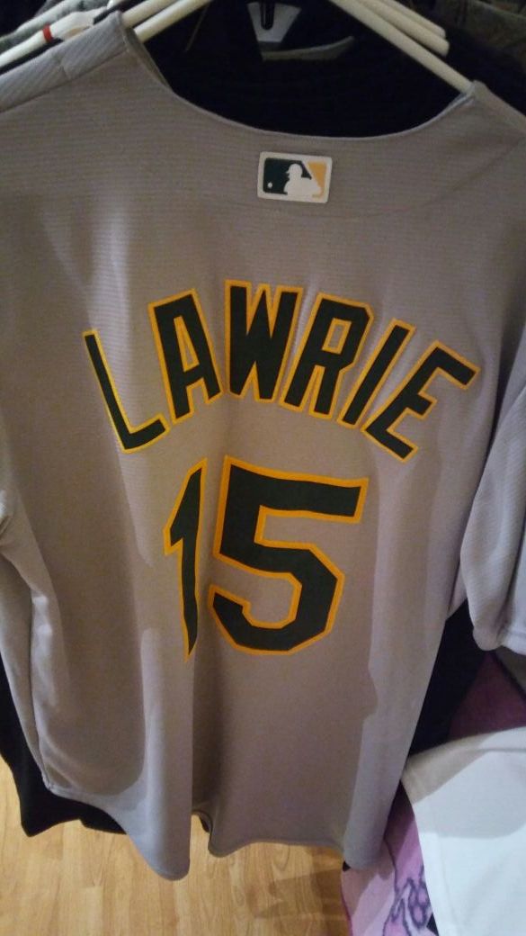 Oakland Athletics Majestic Lawrie Away Jersey