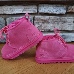 UGG Neumel Chukka Boot Women US Size 7 Pink Glow New No Box 