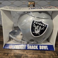 Raiders NFL Helmet Snack Bowl 
