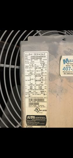 Carrier air handler and condenser 2.5 ton 410a