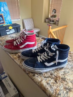 Blue vans size 9.5