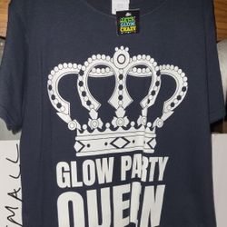 Glow Party Queen Shirt, For a Girl, Size Small, NEW 