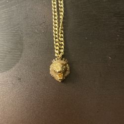 14 K Gold Necklace & 14k Pendant 