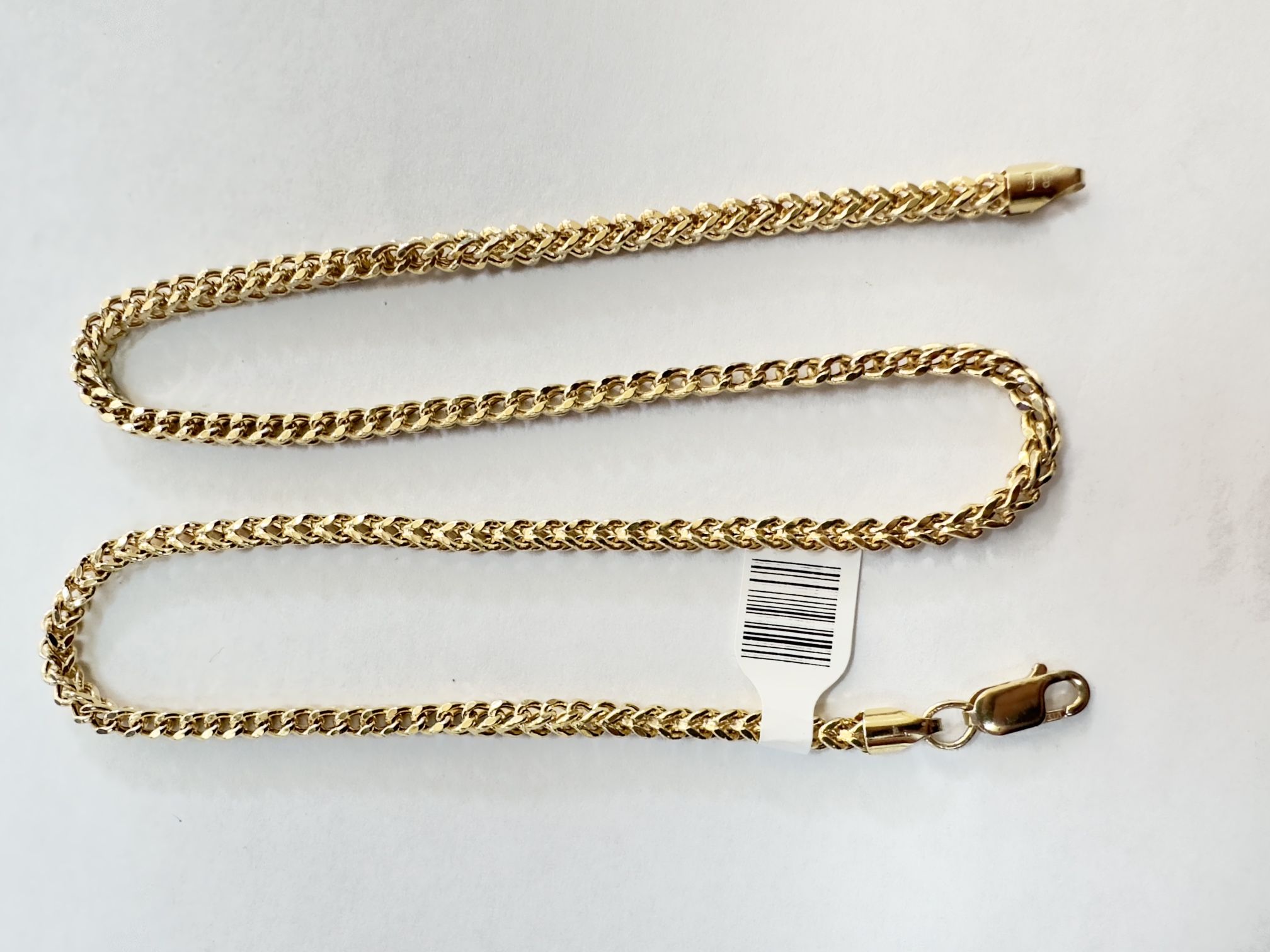 19” 10k Gold Franco Link Chain 