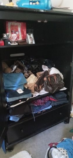 Black Armoire 40 (W)×56(L)