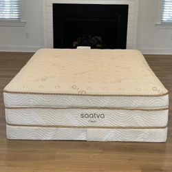 Saatva Classic Mattress, Plush Soft 11.5” (1 King)