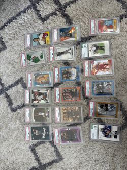 PSA Graded Sports Trading Cards Lot
