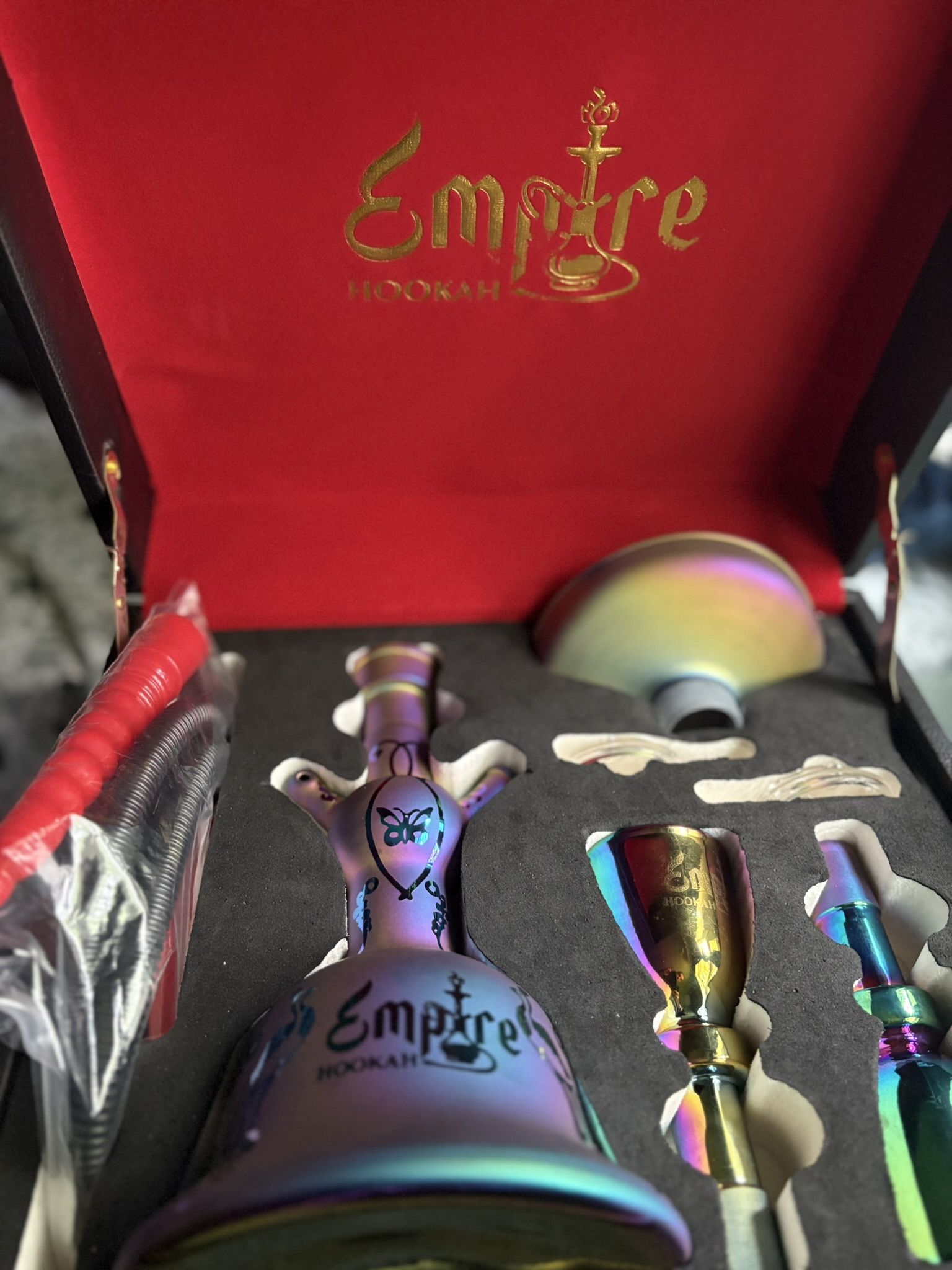 Empire Glass set with case