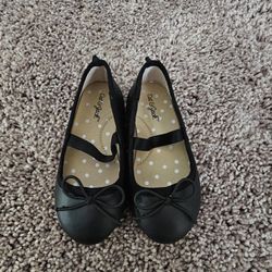 Girls Black Flats