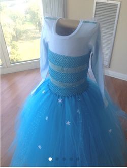 Girls Frozen inspired Tutu gowns New Elsa