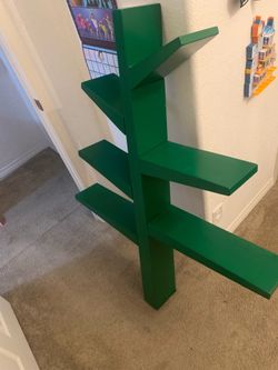 Babyletto Spruce tree bookcase in Green