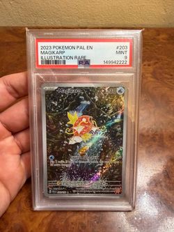 MAGIKARP 2023 POKEMON PALDEA EVOLVED 203/193 ILLUSTRATION RARE PSA 9