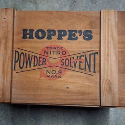 'Hoppe's Wooden Box