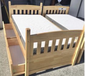 ****(2) Twin Beds With Mattresses ****