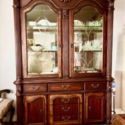 Almost New Luxury Dining Cabinet Buffet For Sale 