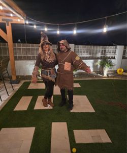 Men creepy scarecrow costume