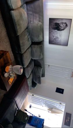 Large Gray Sectional Sofa
