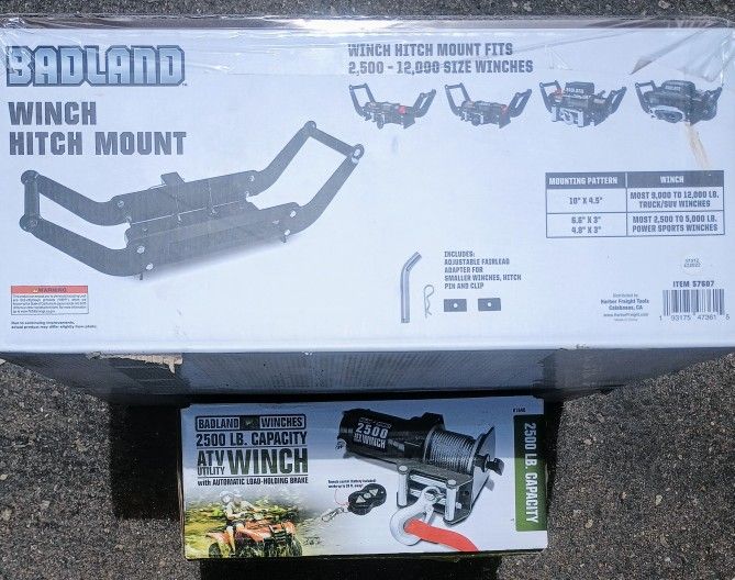 Winch + Winch Mount Hitch