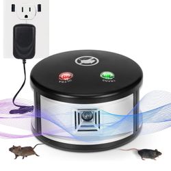Ultrasonic 360° Critters Repellent For Mouse, Squirrels, Roaches, Fleas, and Ants (Indoor Use Only)