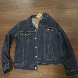 Levis Mens Jean Jacket , Size M , Fits S-m New With Tags