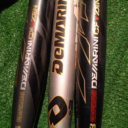 DEMARINI BASEBALL 2 PIECE COMPOSITE BBCOR HOME RUN BAT BATS 