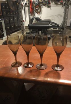 Mikasa Dark Crystal Glasses