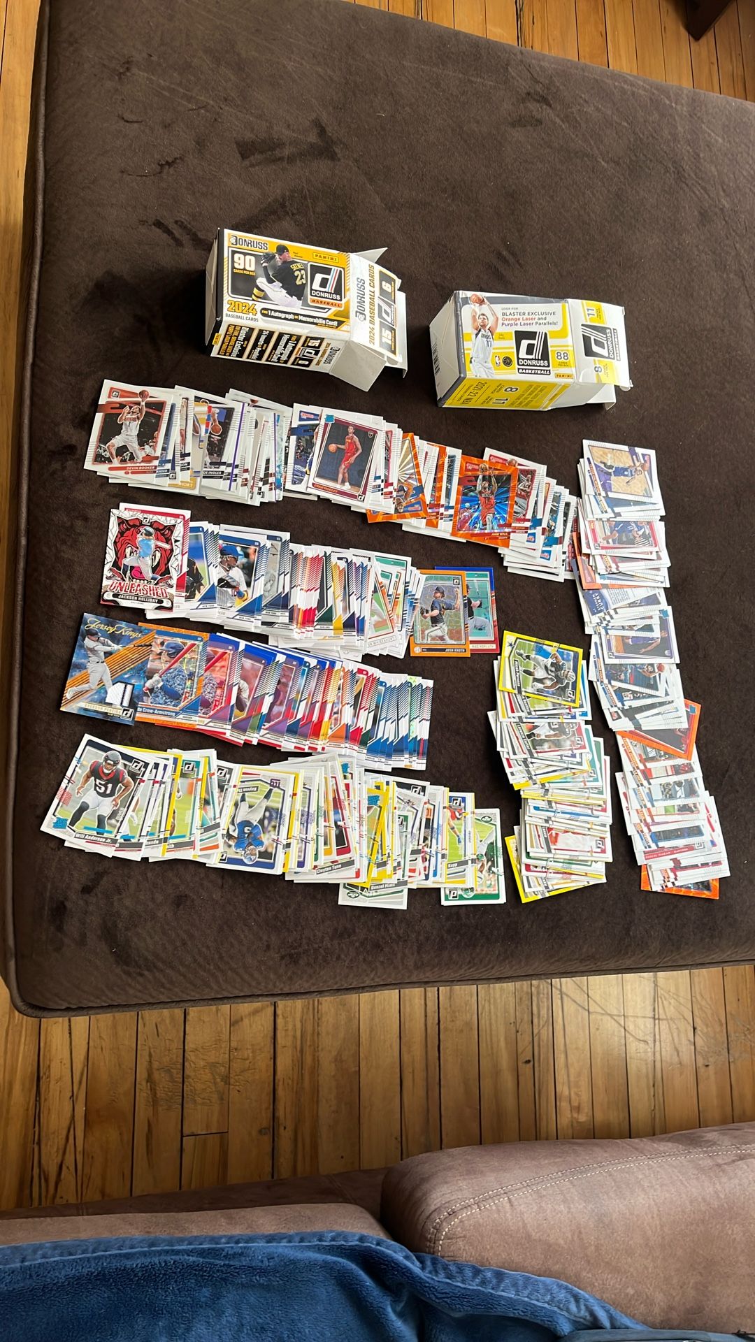 Donruss Football, Baseball, Basketball Cards