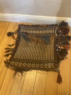 Antique Middle East Wool Camel Bag