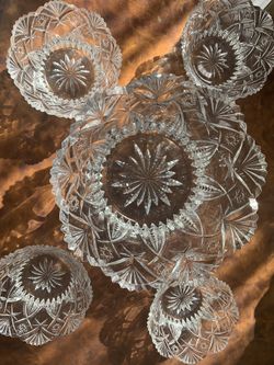 Crystal Bowl Set