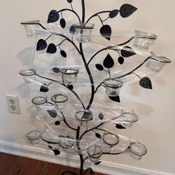 Metal 15-Candle Holder Tree Stand 