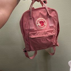 Fjallraven Kanken Pink Mini Backpack 