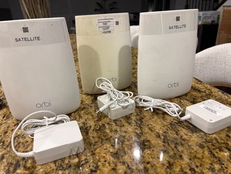 Orbi RBR50 Mesh Router and Satellites
