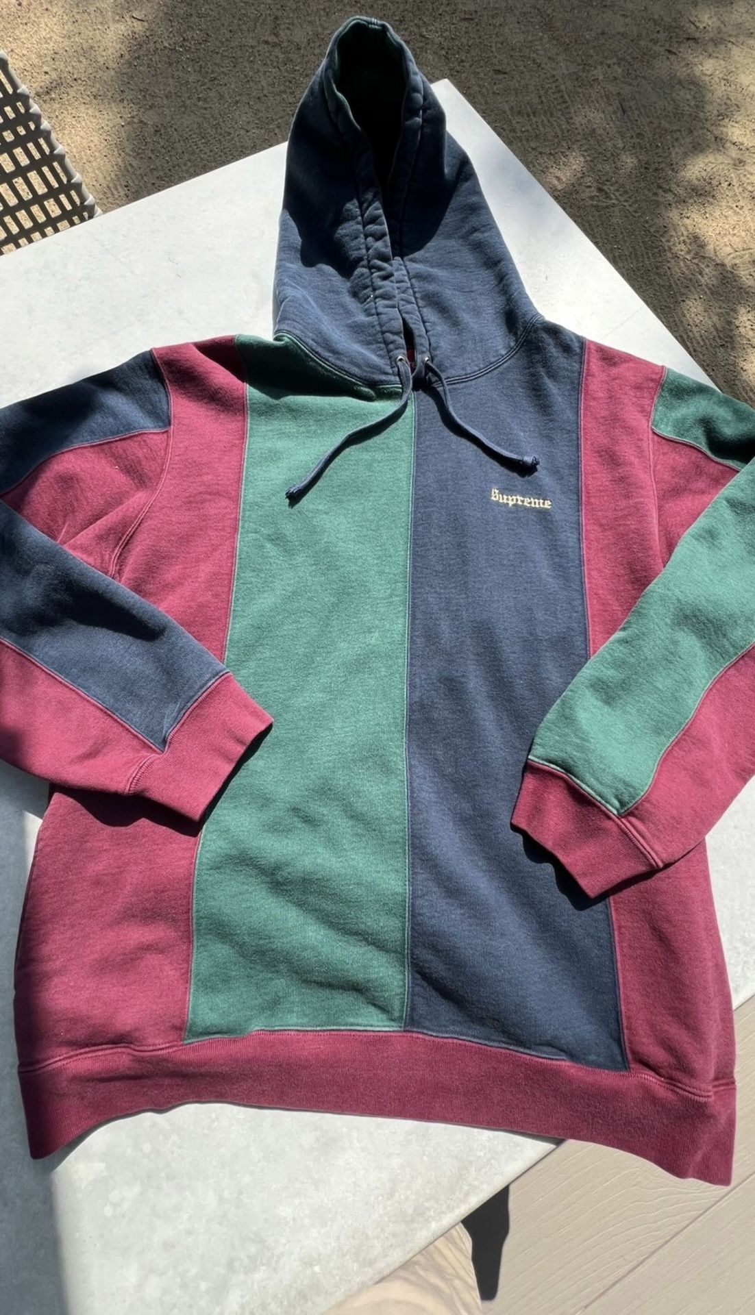 Supreme Multi color hoodie XL