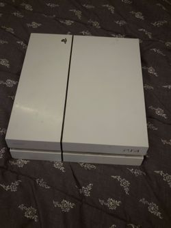 White PS4 as is