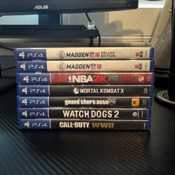 PS4 Game Bundle – Great Condition