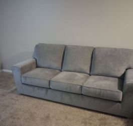 Arlis Sofa Gray 3-Seater Couch - Used"